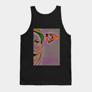 Girl with Butterfly Tank Top